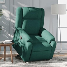 Vidaxl Vert Fauteuil De Relaxation Inclinable Tissu Foncé