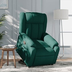 VIDAXL - Fauteuil de relaxation inclinable - Tissu - Vert