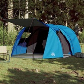Tente De Camping Tunnel 4 Personnes Bleu Imperméable Vidaxl à Prix Tente De Camping Tunnel 4 Personnes Bleu Imperméable Vidaxl à Prix
