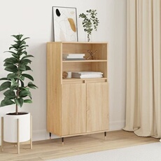 VIDAXL - Buffet Haut - 60x36x110 cm - Chêne Sonoma
