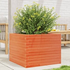 vidaXL - Jardinière - Bois de Pin Massif - 60x60x45,5 cm - Marron