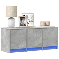 vidaXL - Meuble TV - Gris Béton - 97x34x40 cm