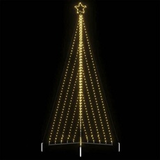 Sapin de Noël à LED 570 LED blanc chaud 399 cm, lumière de Noël, lumière de Noël LED, lumière de Noël extérieure, 4016440