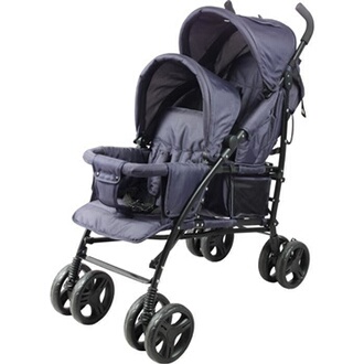 Poussettes Bambisol Poussette canne double 6-36 mois pour le