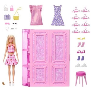 Barbie-Dressing de Rêve-Coffret HXD58 - Jeux - Jouets Barbie-Dressing de Rêve-Coffret HXD58 - Jeux - Jouets