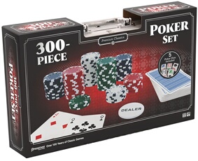 Poker Chip Set Tin Case 300 pièces