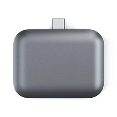 Chargeur pour téléphone mobile Satechi Chargeur sans fil USB-C Airpods Gris Gris