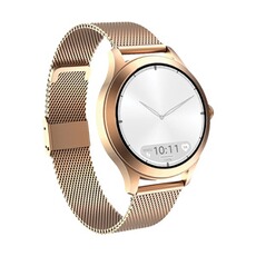 Montre connectée Maxcom Montre Connectée FW58 Vanad Pro IP68 avec Bracelet en Maille Milanaise Dorée