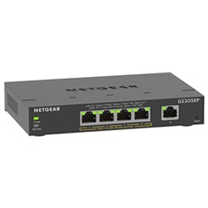 Plus GS305EP - Commutateur - intelligent - 5 x 10/100/1000 (4 PoE+) - de bureau, fixation murale - PoE+ (63 W)