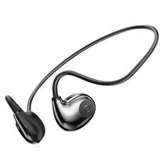 Ecouteurs Linq Casque Conduction Osseuse Bluetooth Multipoint Tactile Étanche IPX4 Noir