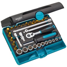Coffret de douilles - Entrainement carré 6,3 mm (1/4 pouce) - 34 pièces