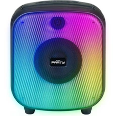 Enceinte sans fil GENERIQUE Enceinte Bluetooth - Format Cube - 200W, Effets Lumineux, Usb, Micro-Sd, Batterie Li-On Usb-C
