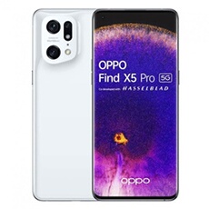 Find X5 Pro 5G 12Go 256Go Blanc AU Chargeur avec Adaptateur AU vers FR