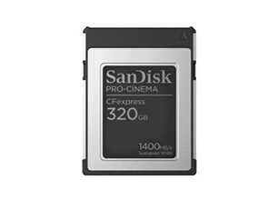 PRO-CINEMA CFexpress 320GB 1700/1500MBs