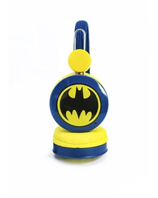 Casque audio Otl Technologies DC Comics Batman Caped Crusader Écouteurs Avec fil Arceau Musique Bleu