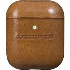 Accessoires audio Dbramante1928 Coque pour AirPods en Cuir Copenhagen Marron
