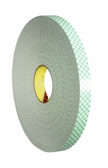 Ruban adhésif mousse double face polyuréthane 3x25mm - 3M - 1152702