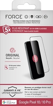 Protection d'écran Forceglass OG 2 5D Original pour Google Pixel 10 et Pixel 10 Pro GRS - vue 2