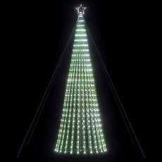 Sapin de Noël à LED 1028 LED blanc froid 403 cm, lumière de Noël, lumière de Noël LED, lumière de Noël extérieure, 4016401