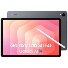 Galaxy Tab S11 - Tablette - Android - 256 Go - 11" AMOLED dynamique 2X (2560 x 1600) - Logement microSD - 3G, 4G, 5G - service non inclus - gris