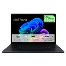 ”ProArt P16 H7606WW-DRFSE009X 16”” Ecran tactile 120Hz Copilot+ AMD Ryzen™ AI 9 HX 64 Go RAM 2 To SSD Noir”