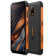 Smartphone Hammer Téléphone Robuste Etanche Batterie 6500 mAh Android 14 Étanche IRON Va Noir / Orange