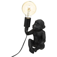 Lampe à poser Singe 24cm noir