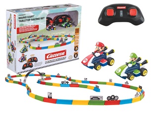 Véhicules télécommandés RC Mario Kart Tabletop Racing Set Mario & Luigi