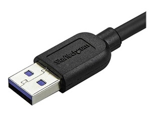 Câble Micro USB 3.0 slim - Cordon USB-A vers Micro-B à angle droit de 50 cm - USB 3.1 Gen 1 (5 Gb/s) - M/M - Câble USB - Micro-USB de type B (M) pour