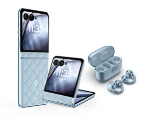 Razr60 8 256 et Buds loop Collection Swarovski