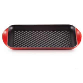Poêle à griller rectangulaire avec poignée amovible par Le Creuset Poêle à griller rectangulaire avec poignée amovible par Le Creuset