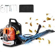 Souffleur De Feuilles à Essence à Dos 2 Temps Volume D'Air 1110 CFM 6500tr/min 63 CC