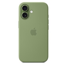 Apple Coque en silicone avec MagSafe vert ardoise pour iPhone 17