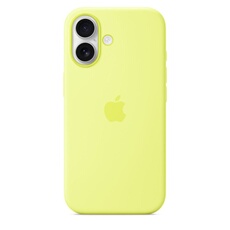 Coque en silicone avec MagSafe pour iPhone 17 - Jaune fluo