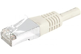CONECTICPLUS Câble ethernet cat6a surblindé gris - 50m
