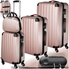 Valise - TECTAKE - Set de valises trolley rigides en plastique abs 75 x Valise - TECTAKE - Set de valises trolley rigides en plastique abs 75 x
