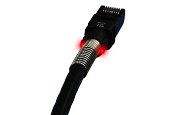 PCI6Patch - Cordon de raccordement - RJ-45 (M) pour RJ-45 (M) - 4.9 m - FTP - CAT 6a - démarré, sans halogène - noir