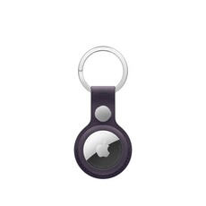 Porte-clés en tissage fin Violet nuit pour AirTag