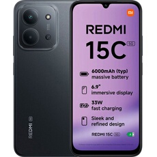 Redmi 15C 5G 128GB/4GB Dual SIM Noir