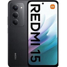 Redmi 15 - 4G smartphone - double SIM - RAM 6 Go / Mémoire interne 128 Go - microSD slot - 6.9" - 2340 x 1080 pixels (144 Hz) - 2x caméras arrière 50