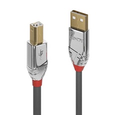 CROMO - Câble USB - USB (M) pour USB type B (M) - USB 2.0 - 2 m - rond - gris