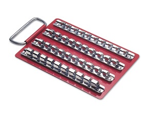 support de rangement pour douilles 1/4, 1/2, 3/8 portable -