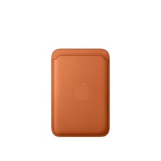 Porte cartes en tissage fin pour iPhone avec MagSafe Roux - vue 5