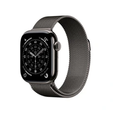 Apple watch Apple Apple Watch Series 10 GPS + Cellular 42mm Boîtier en Titane Ardoise avec Bracelet Sport Noir - S/M