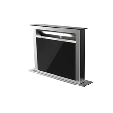 Hotte escamotable Airlux AHR660BK VERRE NOIR ET INOX 59CM