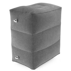 Repose-pieds Gonflable Enfant Pour Avion Et Voiture - Coussin Voyage Réglable Avec Pochette