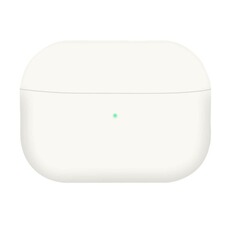 Housse / protection pour iPod Avizar Étui Intégral pour AirPods Pro et Pro 2 Silicone Soft-touch Compatible Qi Blanc