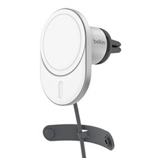 Chargeur magnétique avec Qi2 BoostCharge Pro 15 W Gris + Adaptateur secteur USB-C de 20 W