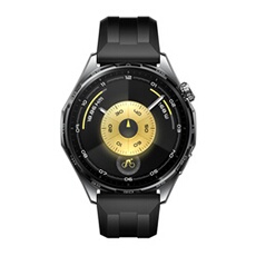 Montre connectée Huawei Watch GT6 46 mm Bluetooth acier inoxydable avec bracelet tissé - vue 4