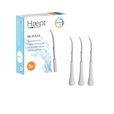 Pack de 3 Tetes de detartrage pour brosse a dents Haepi Julia